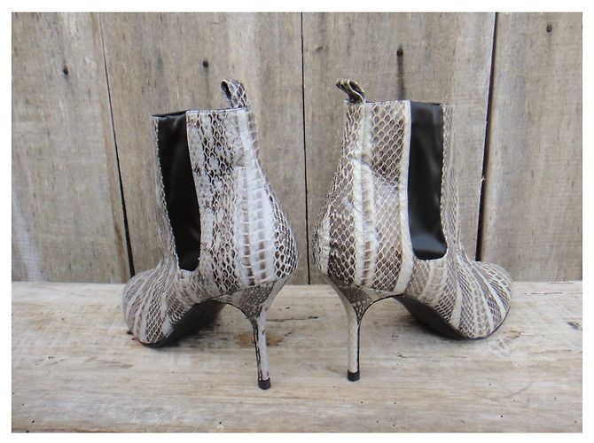 Pierre Hardy Piere Hardy botas en serpiente de agua nueva condición p 36 Gris - vista 4