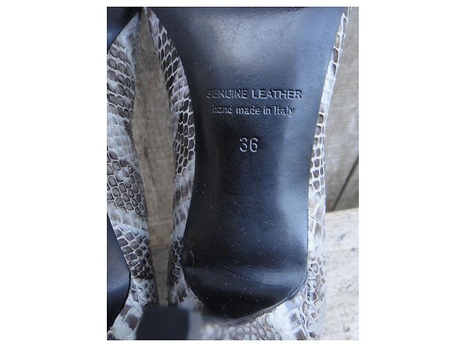 Pierre Hardy Piere Hardy botas en serpiente de agua nueva condición p 36 Gris - vista 6