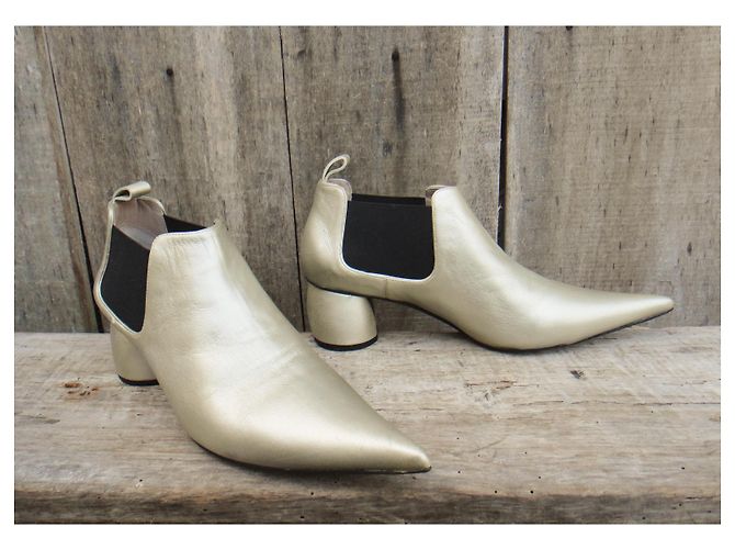 botas marc jacobs p 36,5 Nueva condición Dorado - vista 3