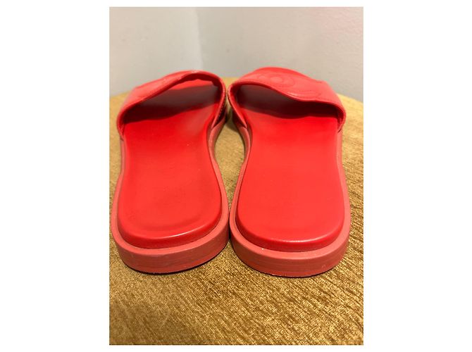 Chanel Maultiere Rot - Ansicht 3