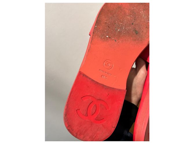 Chanel Maultiere Rot - Ansicht 5