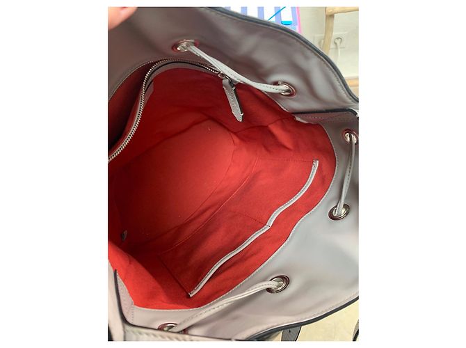 Le Huit Borsa a mano Lancel Eight in pelle grigia Grigio - vista 2