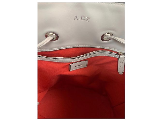 Le Huit Borsa a mano Lancel Eight in pelle grigia Grigio - vista 4