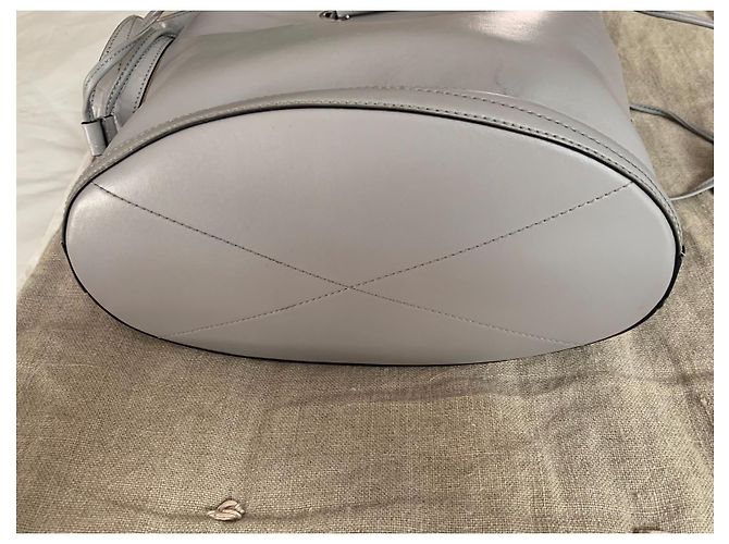 Le Huit Borsa a mano Lancel Eight in pelle grigia Grigio - vista 7
