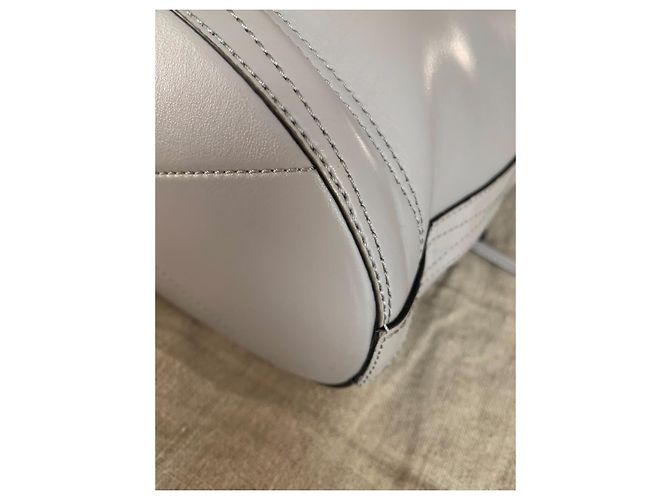 Le Huit Borsa a mano Lancel Eight in pelle grigia Grigio - vista 8