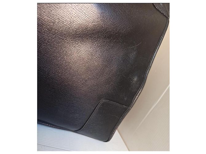 Gucci borsa stile cartella pelle nera Nero - vista 12