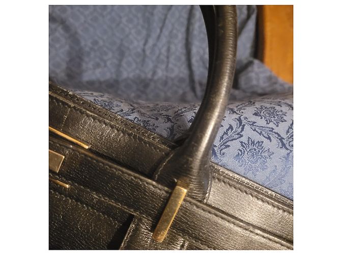 Gucci borsa stile cartella pelle nera Nero - vista 14