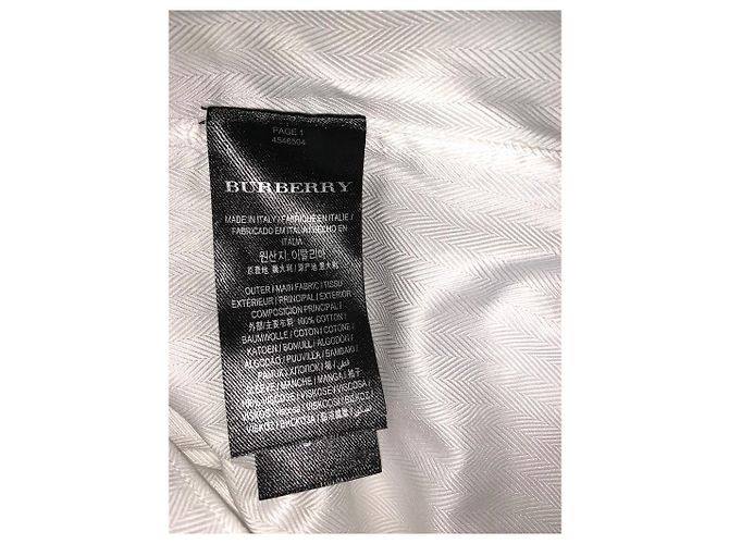 Vestido Burberry de algodón blanco - vista 10