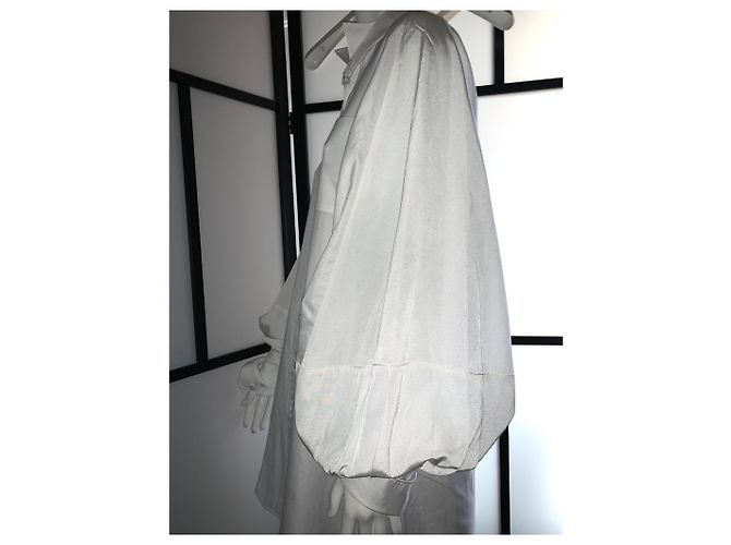 Vestido Burberry de algodón blanco - vista 11