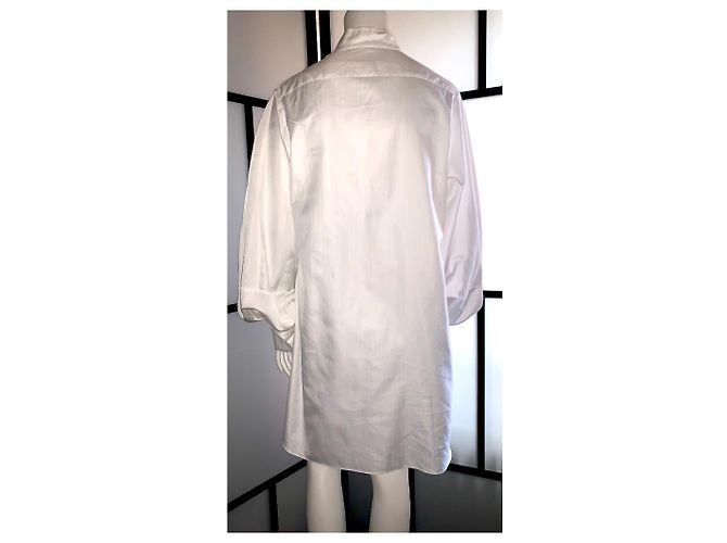 Vestido Burberry de algodón blanco - vista 2