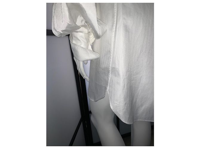 Vestido Burberry de algodón blanco - vista 4