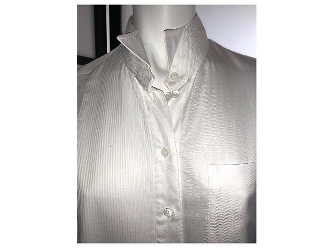 Vestido Burberry de algodón blanco - vista 5