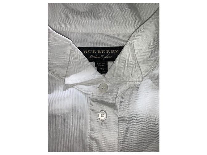 Vestido Burberry de algodón blanco - vista 6