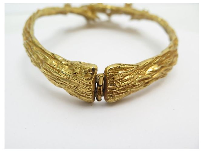 VINTAGE CHRISTIAN LACROIX HALSKETTE CHOCKER BLÄTTER GOLD PERLEN HALSKETTE CHOCKER - Ansicht 5