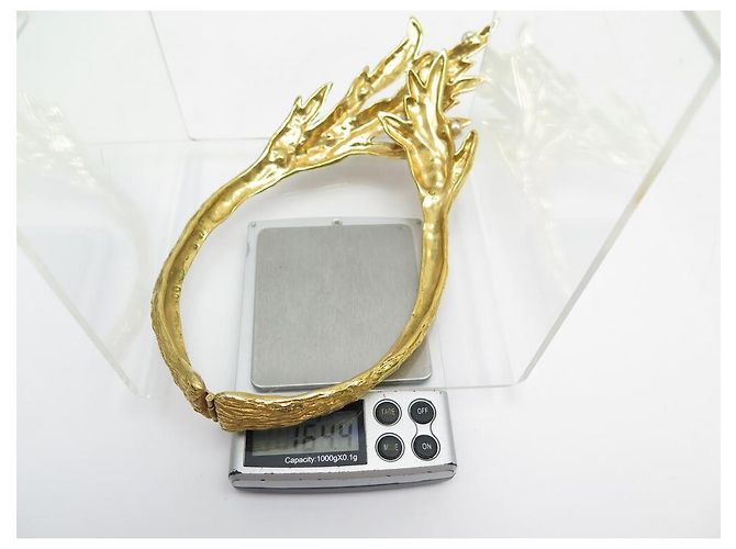 VINTAGE CHRISTIAN LACROIX HALSKETTE CHOCKER BLÄTTER GOLD PERLEN HALSKETTE CHOCKER - Ansicht 6