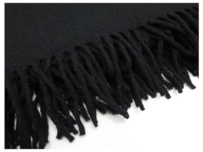 Hermès HERMES BLANKET CASHMERE BLANKET 200 x 140 CM BLACK + BLANKET BOX - view 2