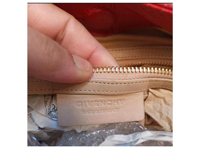 Bolsa vermelha Givenchy Vermelho - vista 5