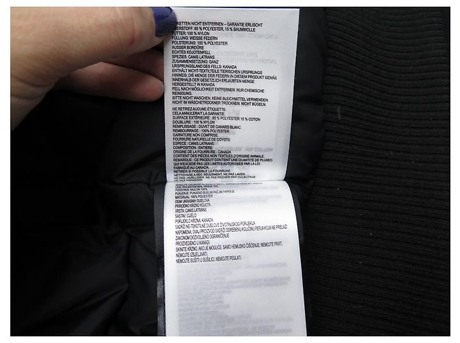 CANADA GOOSE COAT BORDEN FLIEGERJACKE 7968M 48 M IN POLYESTERMANTEL - Ansicht 10
