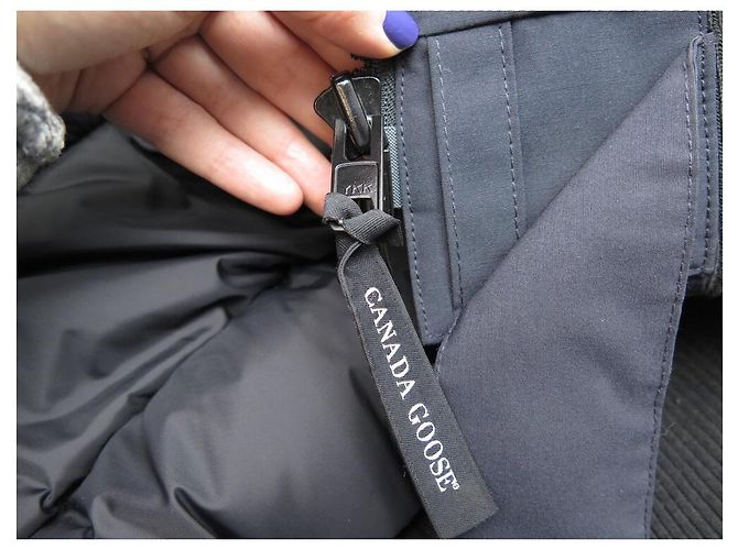 CANADA GOOSE COAT BORDEN FLIEGERJACKE 7968M 48 M IN POLYESTERMANTEL - Ansicht 12