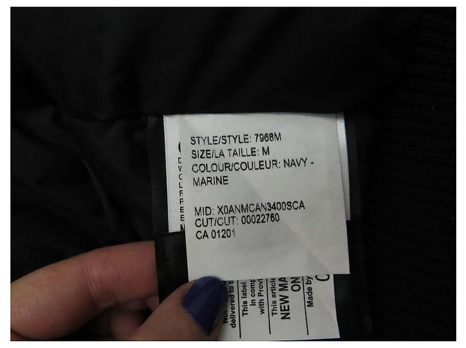 CANADA GOOSE COAT BORDEN FLIEGERJACKE 7968M 48 M IN POLYESTERMANTEL - Ansicht 5