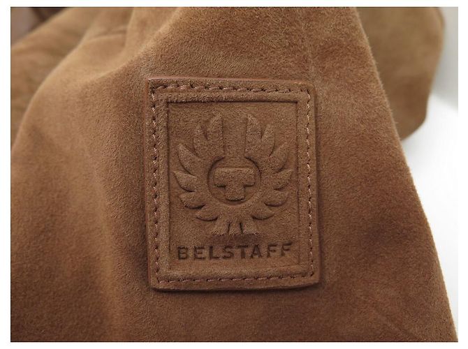 NEW BELSTAFF JACKET LEDERJACKE COOPER SUEDE 710207 48 M LIGHT BROWN LEATHER - view 11