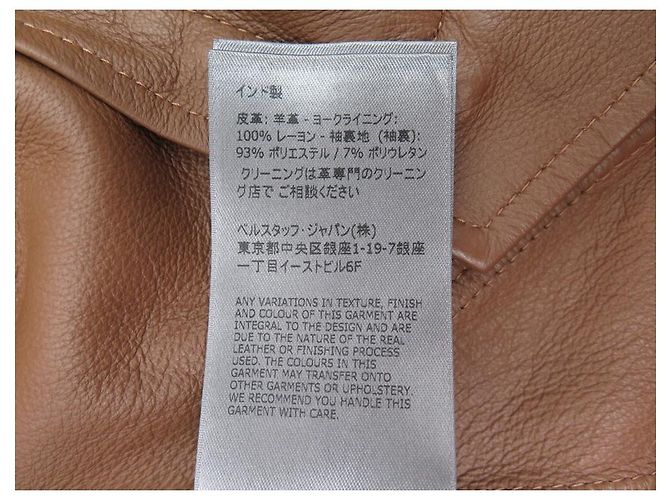 NEW BELSTAFF JACKET LEDERJACKE COOPER SUEDE 710207 48 M LIGHT BROWN LEATHER - view 7