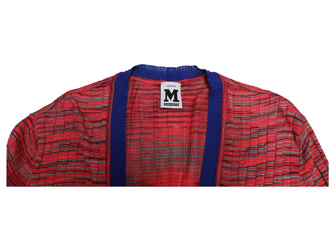 M Missoni Cardigan aus roter Viskose - Ansicht 5