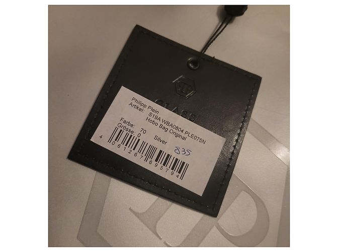 Philipp Plein hobo bag shopper prata - vista 11