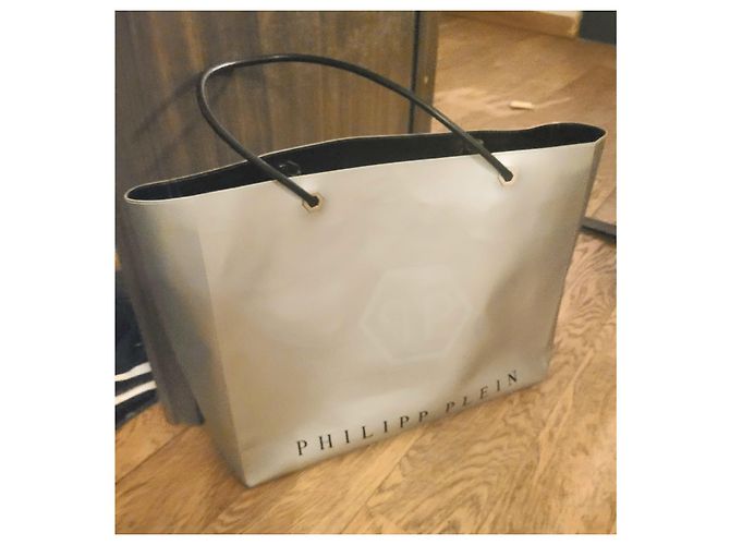 Philipp Plein hobo bag shopper prata - vista 13