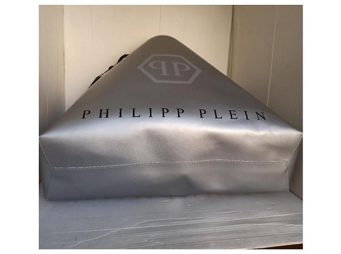Philipp Plein hobo bag shopper prata - vista 4