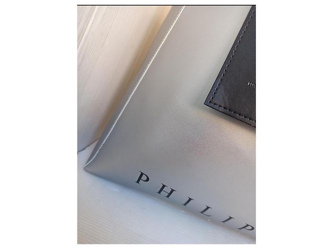 Philipp Plein hobo bag shopper prata - vista 7