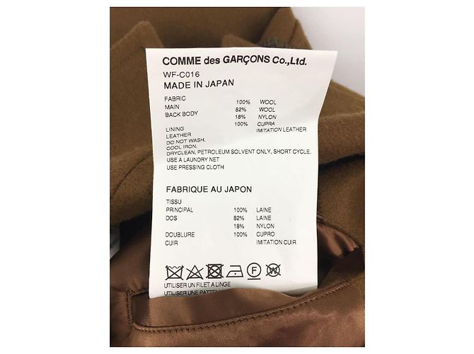 JUNYA WATANABE COMME des GARCONS MAN Coat / L / Wool / CML - view 4