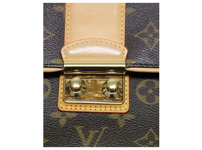Louis Vuitton Pochette Louis Vuiton Sofia Coppola Monogram in tela marrone - vista 4