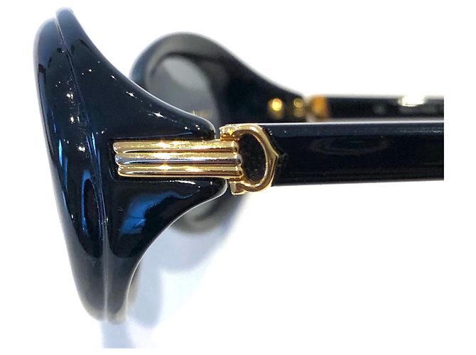 Gafas de sol Cartier Frisson 53-20 Negras Negro - vista 4