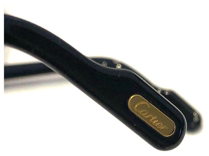 Gafas de sol Cartier Frisson 53-20 Negras Negro - vista 9