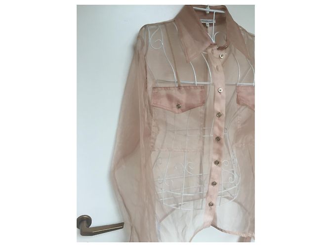 Blusa translúcida Patrizia Pepe Carne - vista 4