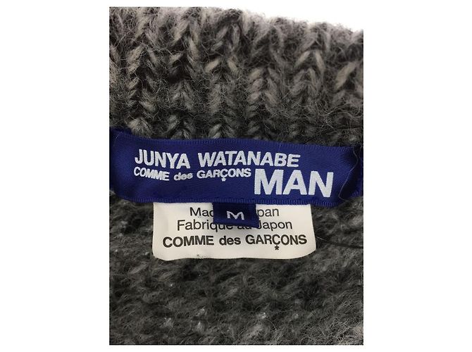 JUNYA WATANABE COMME des GARCONS MAN Pullover (dick) / M / Wolle / Grau / WP-T036 / Roving-Stil gestrickt - Ansicht 3