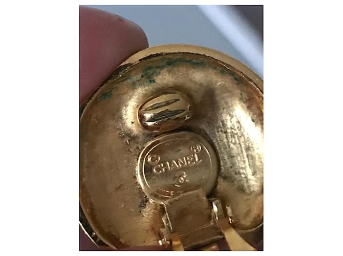 Orecchini Chanel Miss Coco Chanel Oro Gold hardware - vista 5