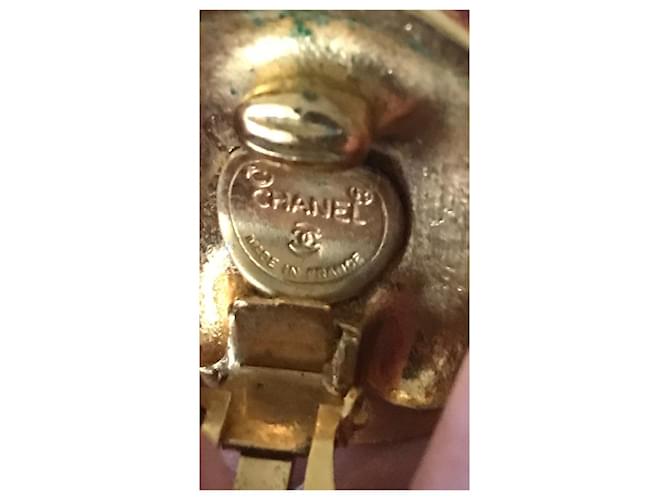 Orecchini Chanel Miss Coco Chanel Oro Gold hardware - vista 8