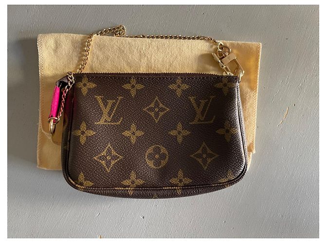 Louis Vuitton Mini pochette accessori Limited Edition Christmas Bears 2018 Marrone - vista 2
