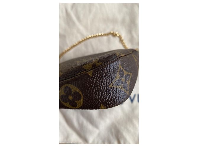 Louis Vuitton Mini pochette accessori Limited Edition Christmas Bears 2018 Marrone - vista 9