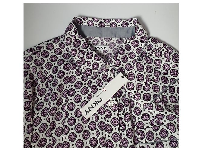 DKNY Pajama Style Top Multicolore Polyester M Multiple colors - view 6