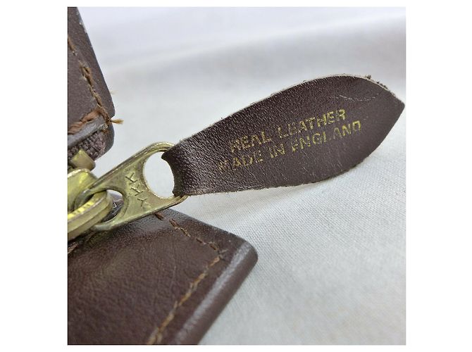 Borsa vintage Burberry in tela e pelle Multicolore Cachi - vista 4