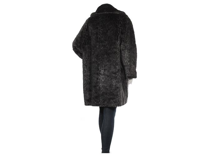 Abrigo Marc Cain Gris Negro Acrílico - vista 2