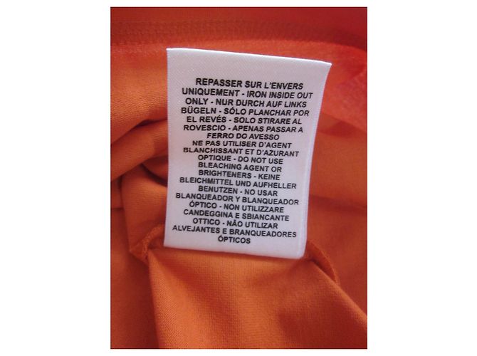 Hermès T-shirt in cotone Clic Clac Arancione - vista 7