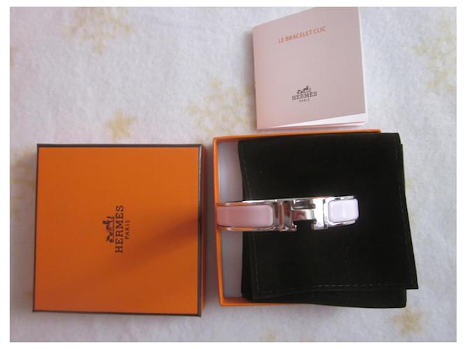 Hermès Pulsera Clic H Rosa - vista 2