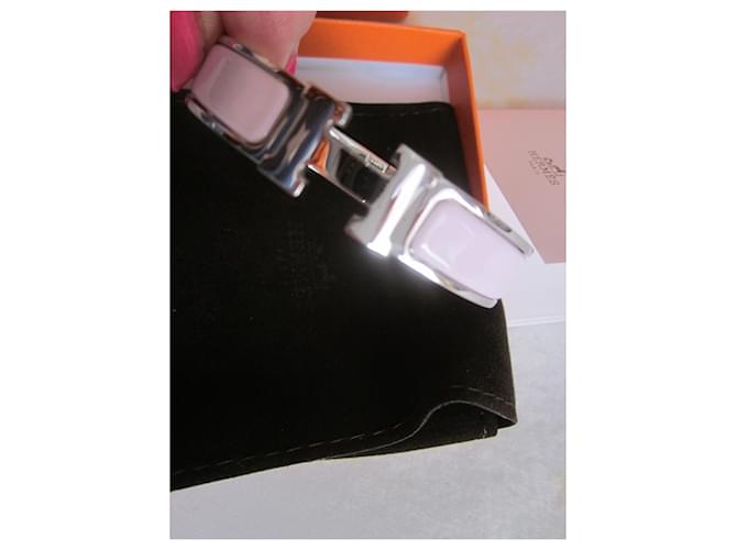 Hermès Pulsera Clic H Rosa - vista 3
