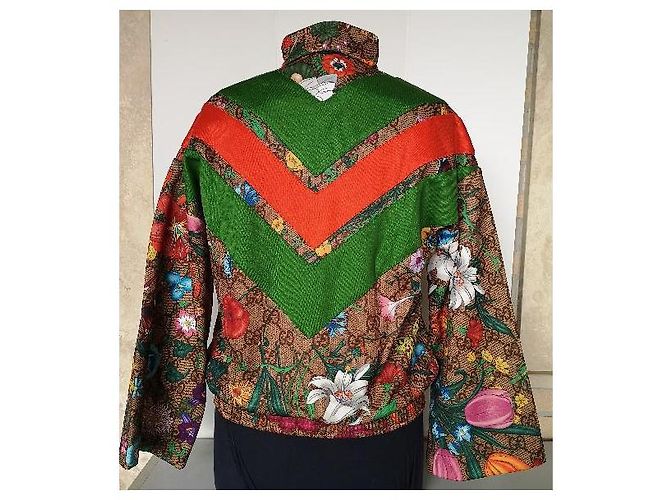 Gucci GG Flora technical jersey jacket - view 5