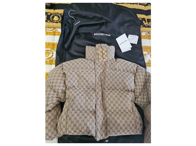 Manteau Gucci x Balenciaga Beige - vue 2