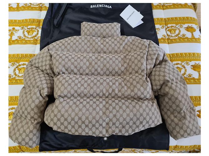 Manteau Gucci x Balenciaga Beige - vue 4